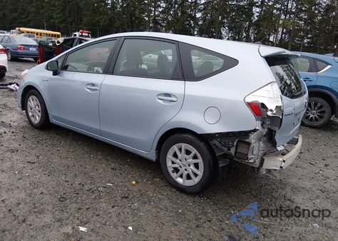 2013 Toyota Prius V Two из США, поврежденный, VIN JTDZN3EU1D3229958